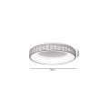 Inlight Πλαφονιέρα Οροφής LED από σχοινί 3CCT, 25W D:50x9,5cm (42042)