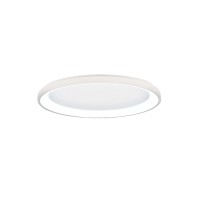 Inlight Πλαφονιέρα οροφής LED 28W 3CCT από λευκό μέταλλο και ακρυλικό D:60x5cm (42044-B-White)