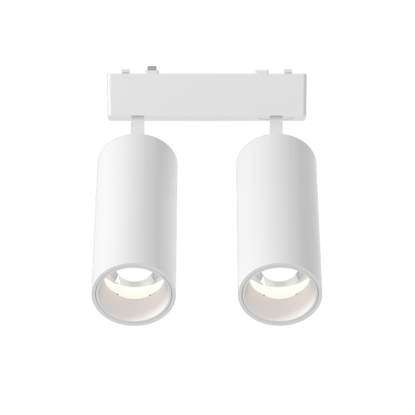 Φωτιστικό LED 2x9W 3CCT για Ultra-Thin μαγνητική ράγα σε λευκή απόχρωση D:16cmX4,4cm (T05205-WH)