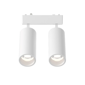 Φωτιστικό LED 2x9W 3000K για Ultra-Thin μαγνητική ράγα σε λευκή απόχρωση D:16cmX4,4cm (T03801-WH)