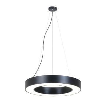 Κρεμαστό φωτιστικό LED 70W 3000K σε μαύρη απόχρωση D:120cm (6041-120-BL)