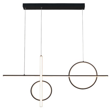 Κρεμαστό φωτιστικό LED 55W 3CCT (by switch) σε μαύρη απόχρωση D:100cm (6043) Κρεμαστό φωτιστικό LED 55W 3CCT (by switch) σε μαύρη απόχρωση D:100cm (6043)