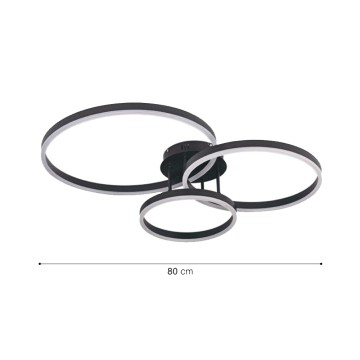 Φωτιστικό οροφής LED 75W 3CCT (by switch on base) 6094-A-Golden