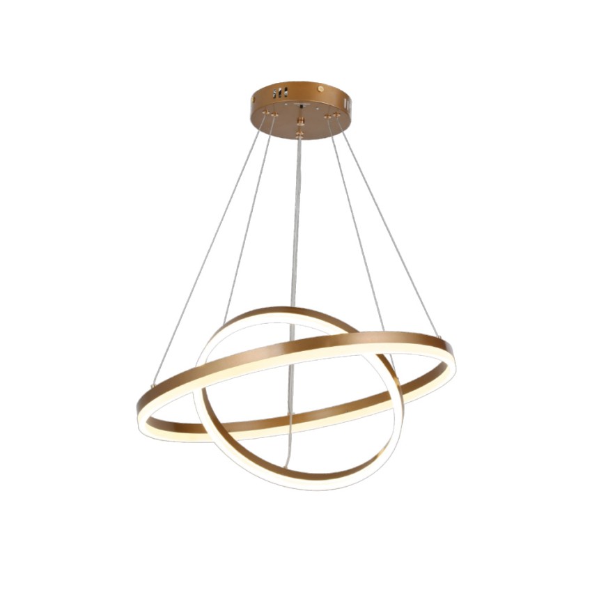 Inlight Κρεμαστό φωτιστικό LED 58W 3CCT (by switch on base) D:60cm (6095-B-Golden) Inlight Κρεμαστό φωτιστικό LED 58W 3CCT (by switch on base) D:60cm (6095-B-Golden)