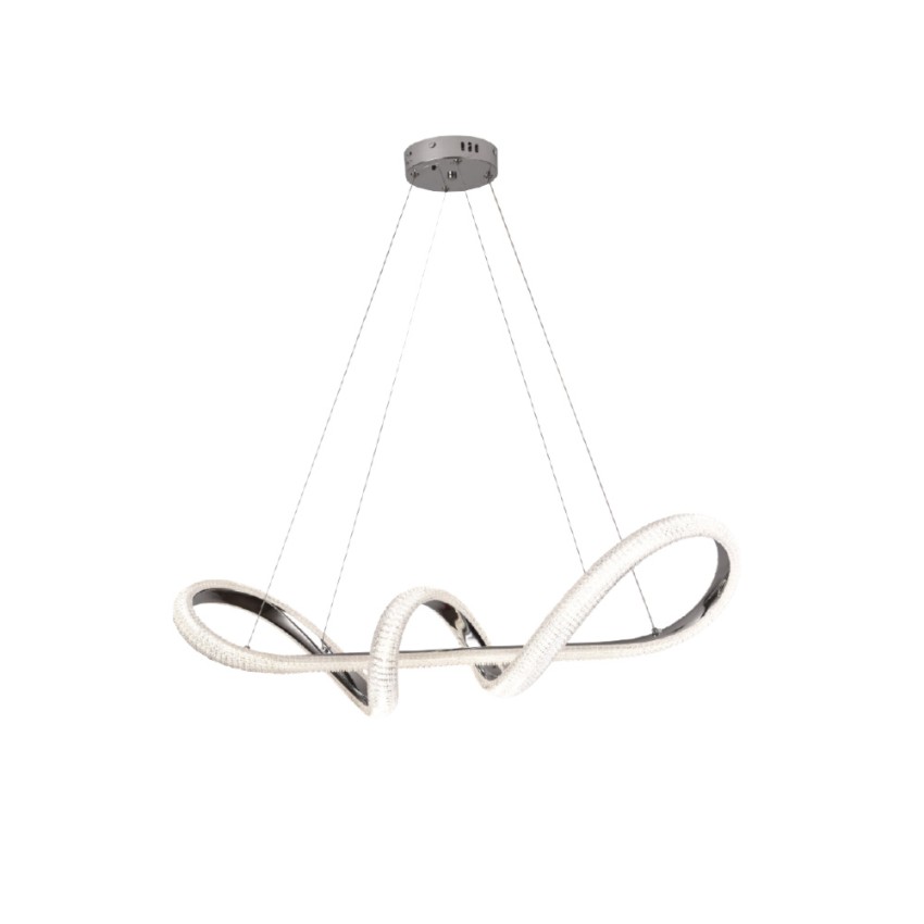 Inlight Κρεμαστό φωτιστικό LED 60W 3CCT (by switch on base) σε χρώμιο D:120cm (6099-Chrome) Inlight Κρεμαστό φωτιστικό LED 60W 3CCT (by switch on base) σε χρώμιο D:120cm (6099-Chrome)