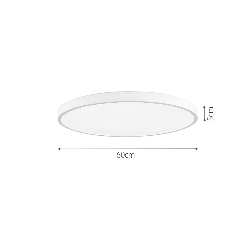 Πλαφονιέρα οροφής LED 110W 3CCT (by switch on base) από μαύρο μέταλλο και ακρυλικό D:60cm (42035-B-Black) Πλαφονιέρα οροφής LED 110W 3CCT (by switch on base) από μαύρο μέταλλο και ακρυλικό D:60cm (42035-B-Black)