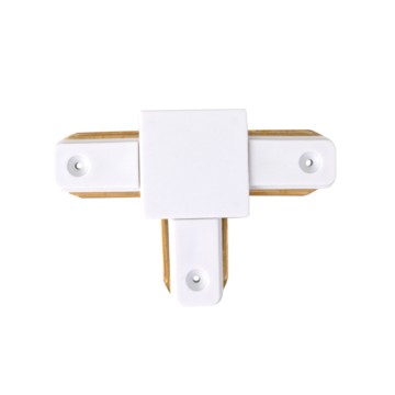 Σύνδεσμος Τ Λευκός Μονοφασικής Ράγας (TC003-WH)