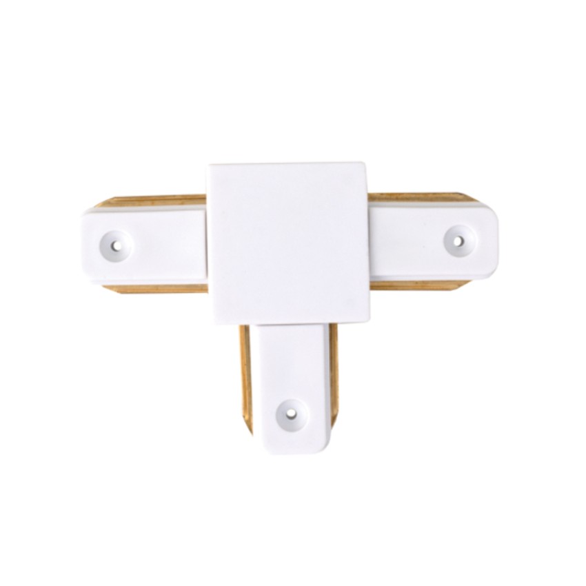 Σύνδεσμος Τ Λευκός Μονοφασικής Ράγας (TC003-WH)