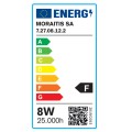 E27 LED G45 8watt 4000Κ Φυσικό Λευκό (7.27.08.12.2)