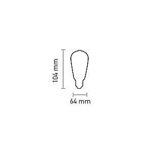 E27 LED Filament ST64 10watt (7.27.10.26.2)