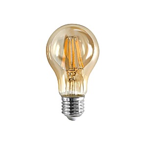 E27 LED Filament A60 8watt με μελί κάλυμμα (7.27.08.41.1)