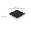 Φωτιστικό  οροφής LED 45W 3CCT (by switch on base) D:70cm (6094-B-Black)