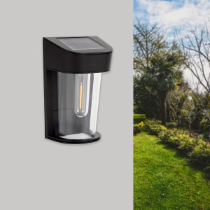 Eagle LED 2W 3000K Outdoor Wall Lamp Black D:13,3cmx8,6cmx5,8cm (80206411S)