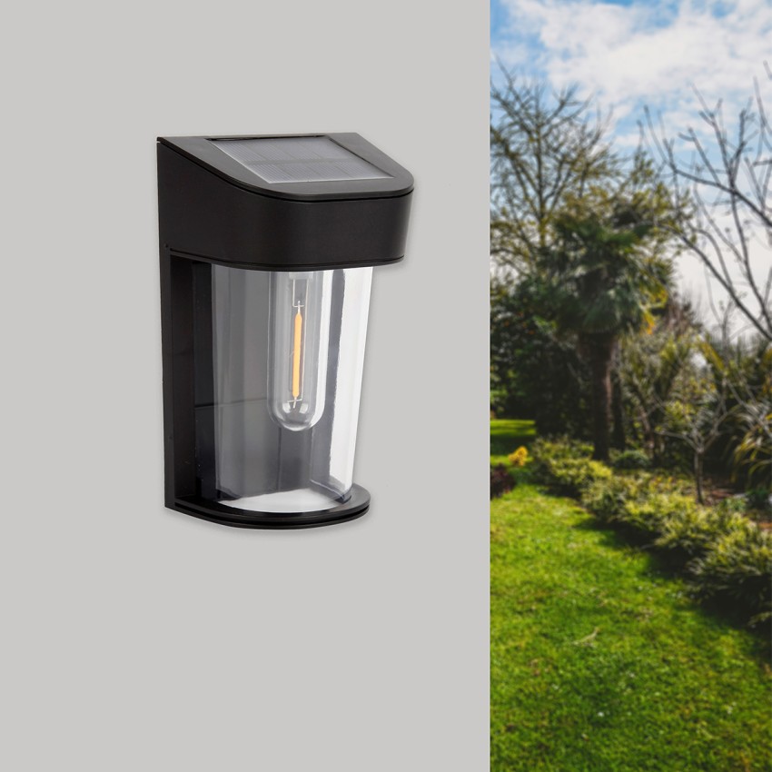 Eagle LED 2W 3000K Outdoor Wall Lamp Black D:13,3cmx8,6cmx5,8cm (80206411S)