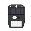 it-Lighting Meribel LED 2W 3000K  Solar Outdoor Wall Lamp Black D:130x10x50mm (80207011S)