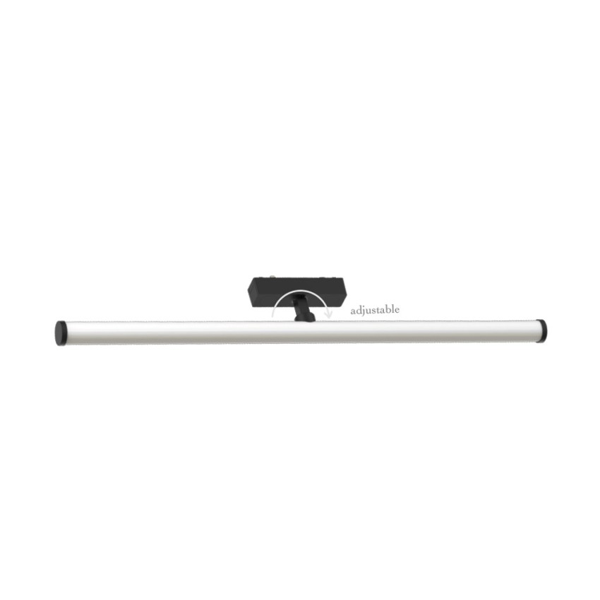 Φωτιστικό LED 20W 3CCT για Ultra-Thin μαγνητική ράγα σε μαύρη απόχρωση (by tuya and zigbee) D:60cmX8,7cm (T05405-BL)