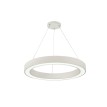 Κρεμαστό φωτιστικό LED 88W 3CCT (by switch on base) σε λευκή απόχρωση D:80cm (6073-80-WH)