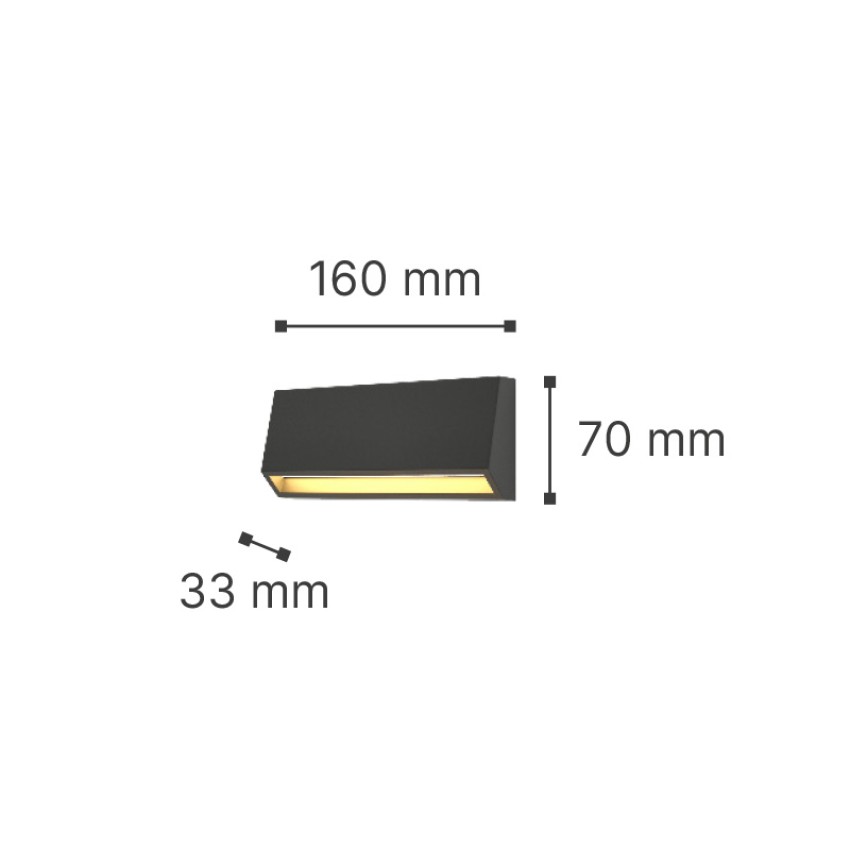 it-Lighting Blue LED 3W 3CCT Outdoor Wall Lamp White D:16cmx7cm (80202220) it-Lighting Blue LED 3W 3CCT Outdoor Wall Lamp White D:16cmx7cm (80202220)