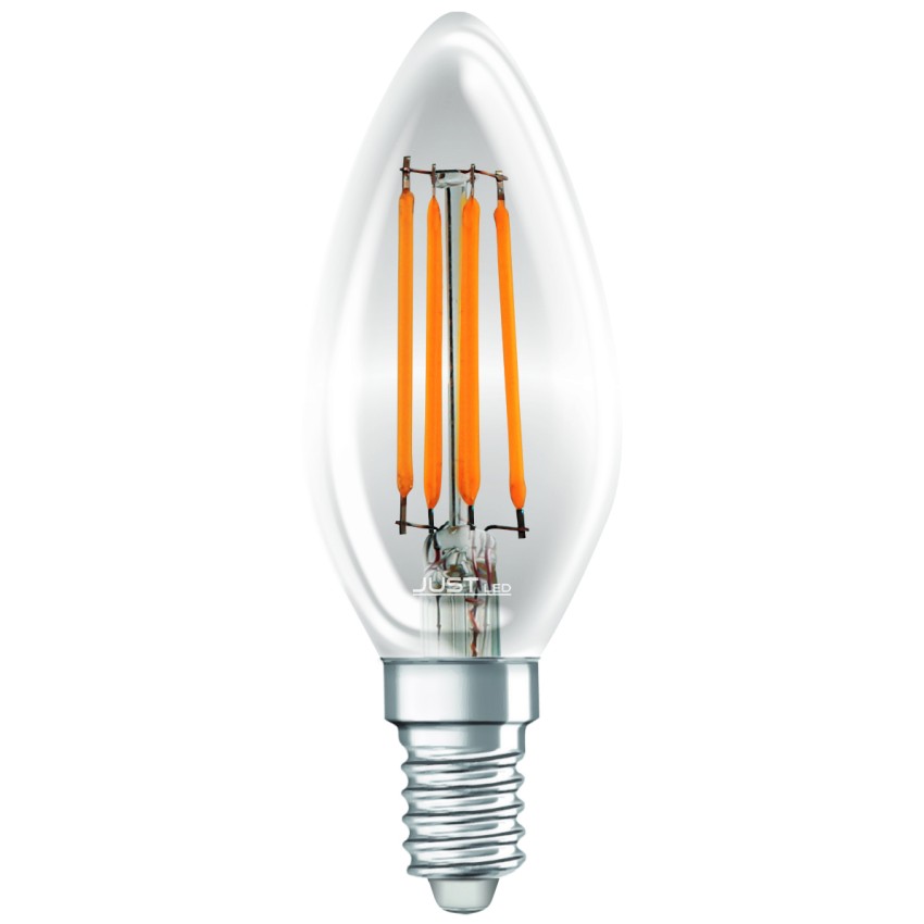JUST LED JUSTLed-LED Filament Ε14 C35 6W 3000K Θερμό Dimmable (B143506201)