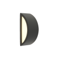it-Lighting Clear 1xΕ27 Outdoor Up-Down Wall Lamp Anthracite D32cmx13cm (80202744)