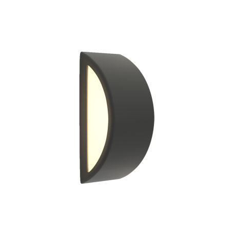 it-Lighting Clear 1xΕ27 Outdoor Up-Down Wall Lamp Anthracite D32cmx13cm (80202744)