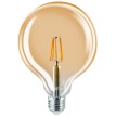 JUST LED JUSTLed-LED Filament Ε27 G125 12W 3000K Θερμό Amber (B271212201)