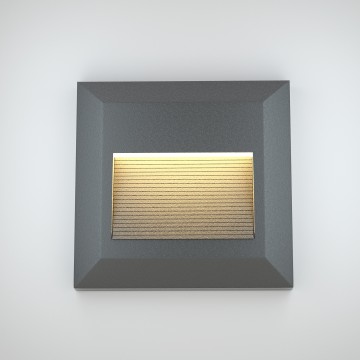 it-Lighting Salmon LED 2W 3CCT Outdoor Wall Lamp Anthracite CCT D:12.4cmx12.4cm (80201840)
