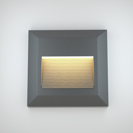 it-Lighting Salmon LED 2W 3CCT Outdoor Wall Lamp Grey D:12.4cmx12.4cm (80201830)