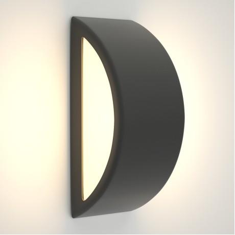 it-Lighting Clear 1xΕ27 Outdoor Up-Down Wall Lamp Anthracite D32cmx13cm (80202744)