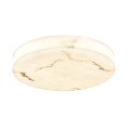 Φωτιστικό οροφής, LED 48W Alabaster & ritine, 5280 lm, 3CCT (by switch on base) D:60x6cm (42053-B)