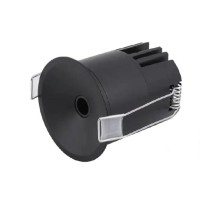 Inlight Downlight σποτ 9W 3CCT σε μαύρη απόχρωση D: 5,1x5,2cm (X00370B)