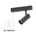 Inlight Φωτιστικό spot LED 10W, 3CCT, 24° για μαγνητική ράγα 220V, σε μαύρη απόχρωση D:4,5x10cm (TM20120)