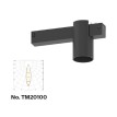 Inlight Φωτιστικό spot LED 10W, 3CCT, 24° για μαγνητική ράγα 220V, σε μαύρη απόχρωση D:6x9.5cm (TM20100)