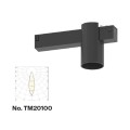 Inlight Φωτιστικό spot LED 10W, 3CCT, 24° για μαγνητική ράγα 220V, σε μαύρη απόχρωση D:6x9.5cm (TM20100)