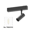 Inlight Φωτιστικό spot LED 7W, 3CCT, 24° για μαγνητική ράγα 220V, σε μαύρη απόχρωση D:3,5x8cm (TM20110)
