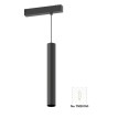 Inlight Κρεμαστό φωτιστικό LED 10W, 3CCT, 24°, για μαγνητική ράγα 220V  σε μαύρη απόχρωση D:4x30cm (TM20150)