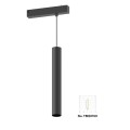 Inlight Κρεμαστό φωτιστικό LED 10W, 3CCT, 24°, για μαγνητική ράγα 220V  σε μαύρη απόχρωση D:4x30cm (TM20150)