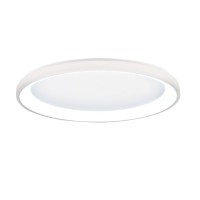 Inlight Πλαφονιέρα οροφής LED 28W 3CCT από λευκό μέταλλο και ακρυλικό D:50x5cm (42044-C-White)