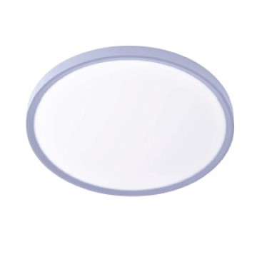 Inlight Πλαφονιέρα οροφής LED 60W 3CCT (by switch on base) σε ασημί απόχρωση D:75x2,5cm (42036-AA-Silver)