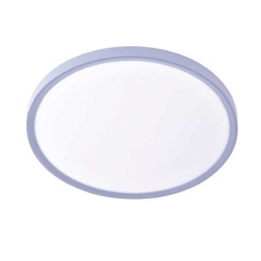 Inlight Πλαφονιέρα οροφής LED 60W 3CCT (by switch on base) σε ασημί απόχρωση D:75x2,5cm (42036-AA-Silver)