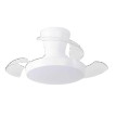 it-Lighting CLARK Ανεμιστήρας Οροφής με LED 24W, DC Μοτέρ & Smart App - Total White (102001110)