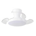 it-Lighting CLARK Ανεμιστήρας Οροφής με LED 24W, DC Μοτέρ & Smart App - Total White (102001110)