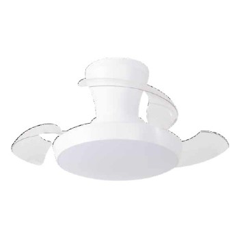 it-Lighting CLARK Ανεμιστήρας Οροφής με LED 24W, DC Μοτέρ & Smart App - Total White (102001110)