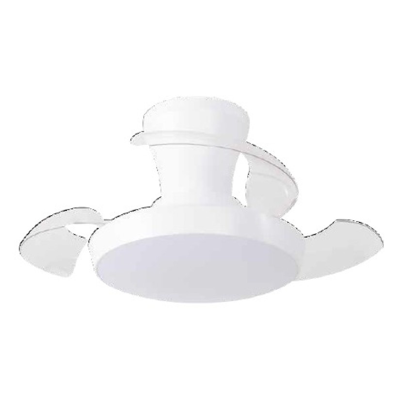 it-Lighting CLARK Ανεμιστήρας Οροφής με LED 24W, DC Μοτέρ & Smart App - Total White (102001110)