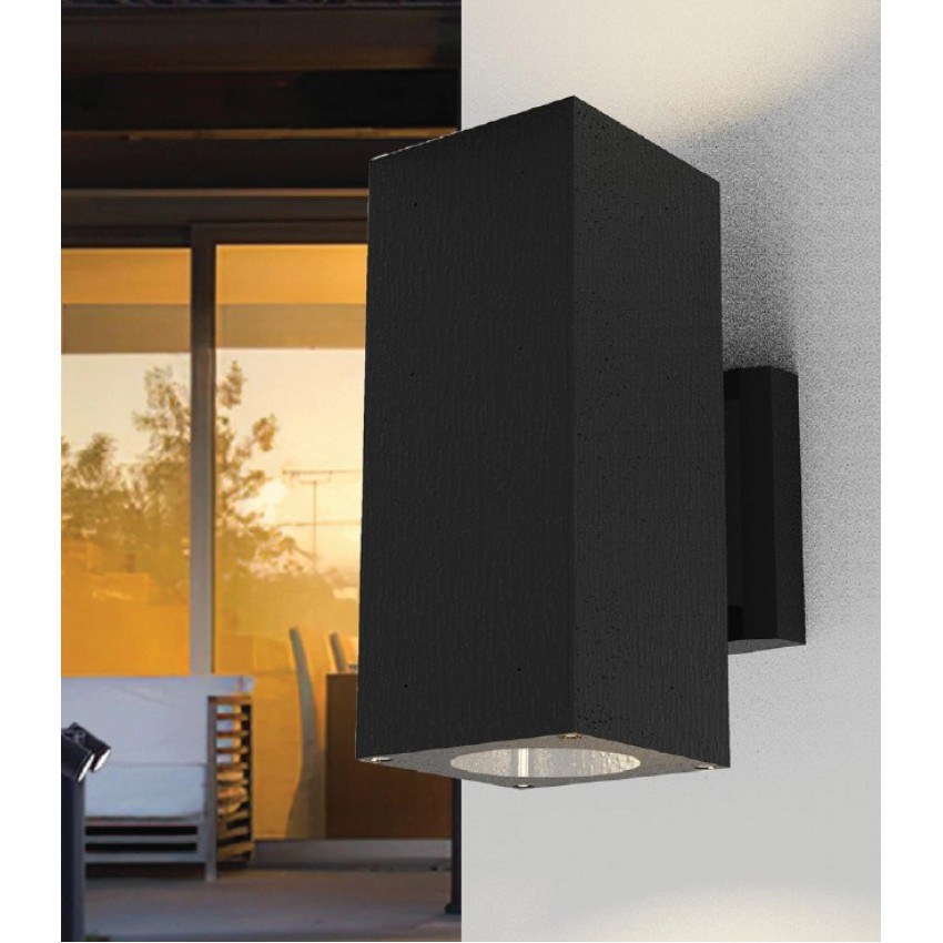 it-Lighting Palmyra E27 Outdoor Wall Lamp with Up and Down light Anthracite (80203944)