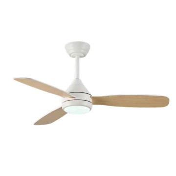 it-Lighting SIERRA Ανεμιστήρας Οροφής με LED 20W, DC Μοτέρ & Smart App - Λευκό/Ξύλο (102000810)