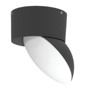 it-Lighting Wabash LED 7W 3CCT Outdoor Wall Lamp Black D:13cm (80208410)