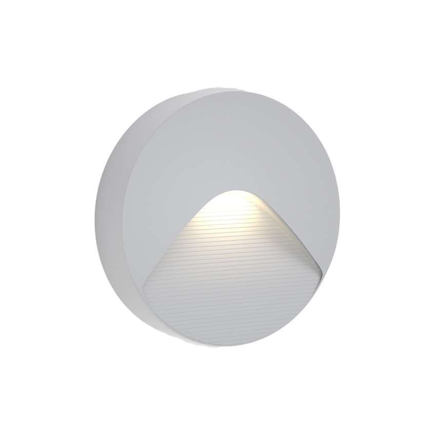it-Lighting Horseshoe LED 2W 3CCT Outdoor Wall Lamp Grey D:12.8cmx3cm (80201930)