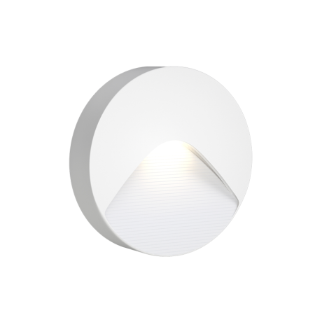 it-Lighting Horseshoe LED 2W 3CCT Outdoor Wall Lamp White D:12.8cmx3cm (80201920)
