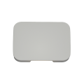 it-Lighting Silver LED 1W 3000K Outdoor Wall Lamp White D:5cmx7cm (80202420)